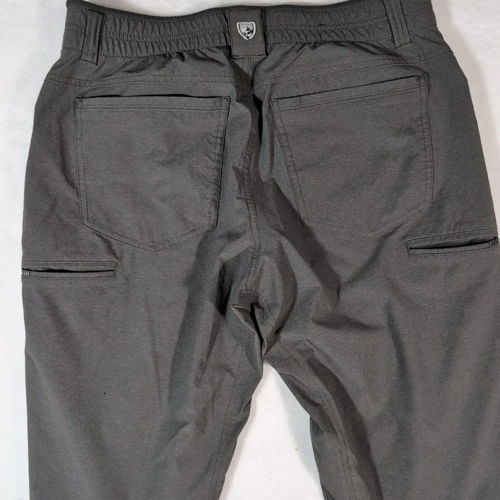 Kuhl Deceptr Pants Mens 34x34 Charcoal Gray Lightweight Stretch Technical Hiking - Picture 9 of 9